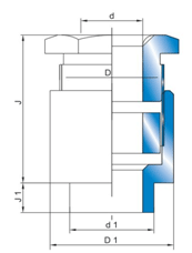 Nylon Cable Gland Manufacturer_Marine Cable Gland Drawing